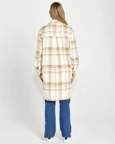 Vicky Check Shacket