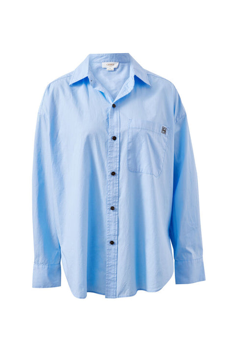 Peta Oversized Shirt Sky Blue