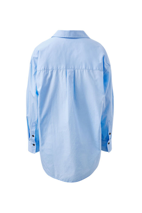 Peta Oversized Shirt Sky Blue