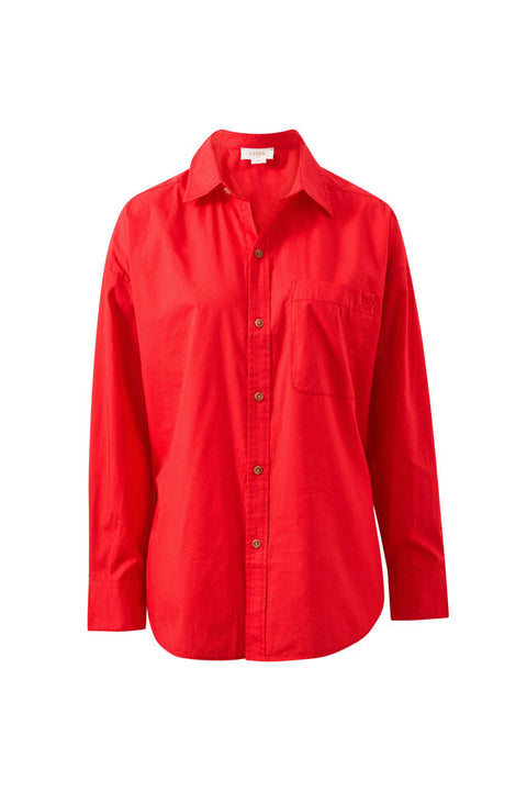 Peta Oversised Shirt Red