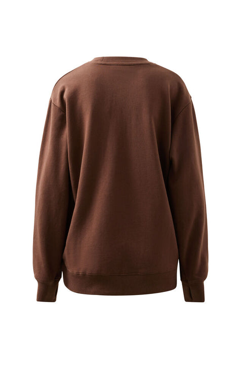 Isla Oversized Slouchy Crew - Willow Collective Mudgee