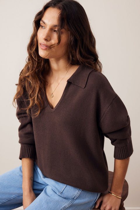 Eliza Collared Knit