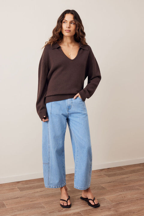 Eliza Collared Knit