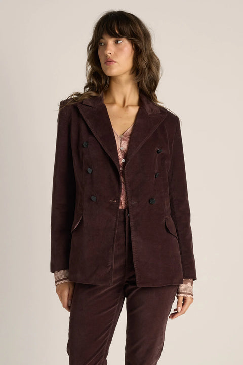 Rhea Velvet Blazer - Willow Collective Mudgee