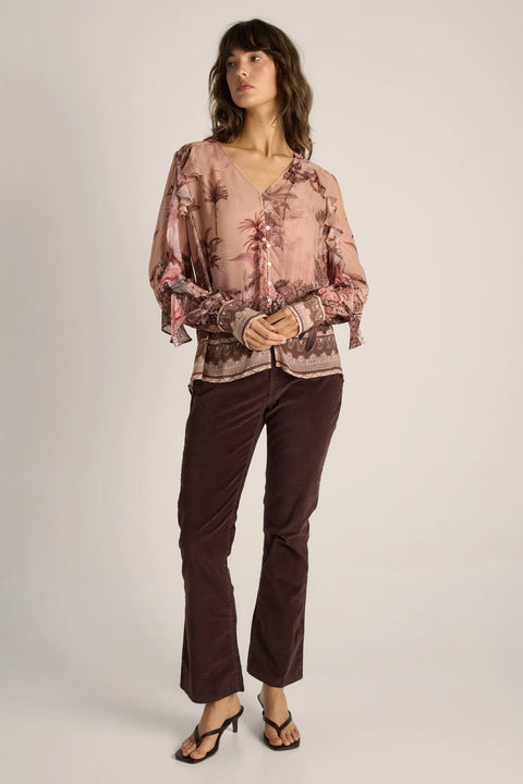 Odette Ruffle Blouse - Willow Collective Mudgee