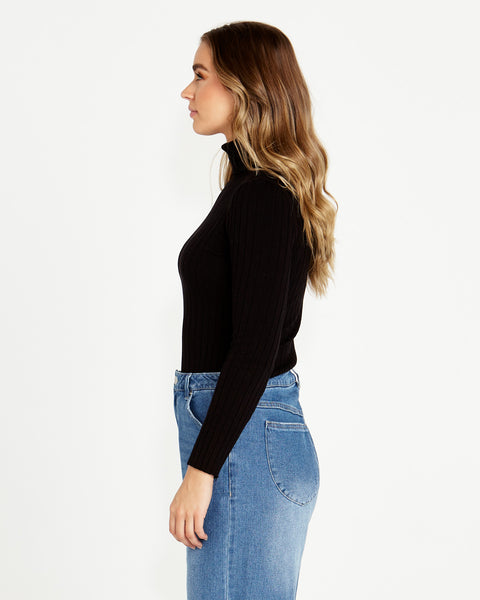 Nisha Mock Neck Top