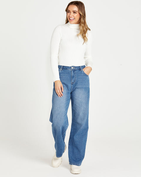 Nisha Mock Neck Top