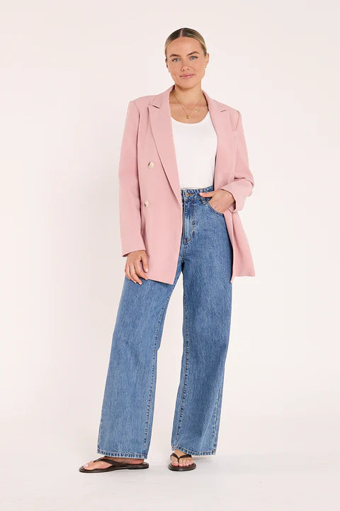 Hayley Blazer Sweet Pink - Willow Collective Mudgee
