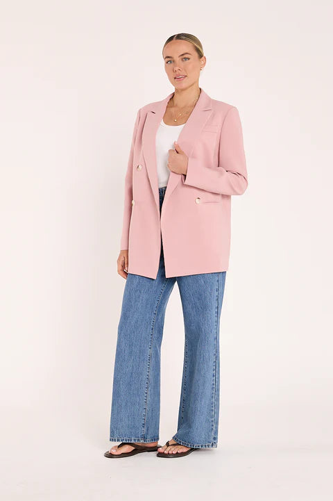 Hayley Blazer Sweet Pink - Willow Collective Mudgee