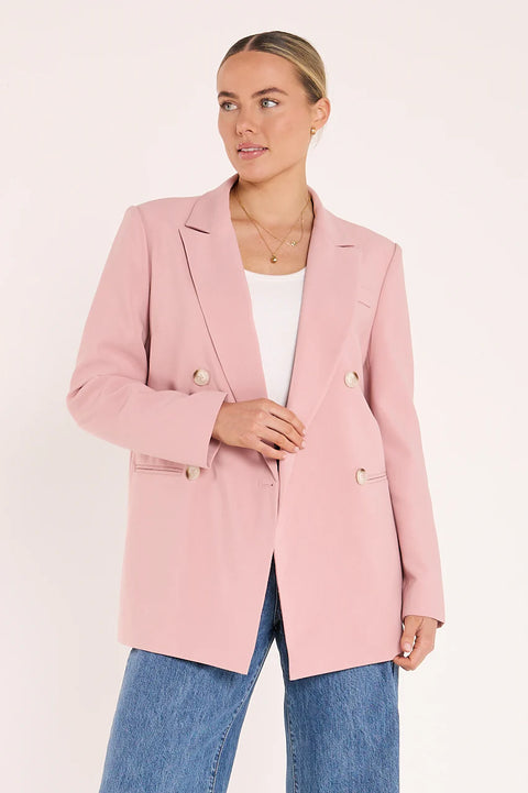 Hayley Blazer Sweet Pink - Willow Collective Mudgee