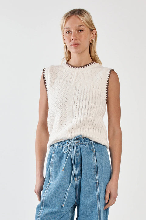 Tonia Knit Vest - Willow Collective Mudgee