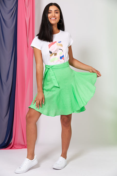 La Vie Mini Wrap Skirt