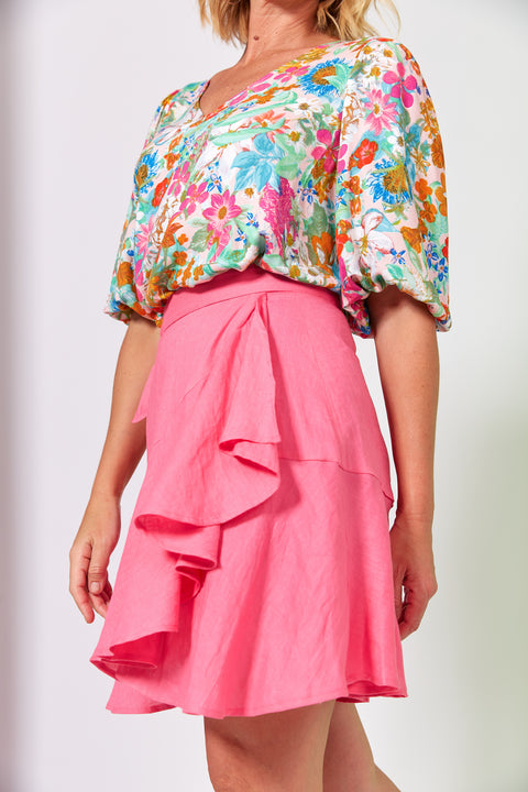 La Vie Mini Wrap Skirt