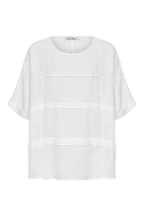 La Vie Pintuck Top