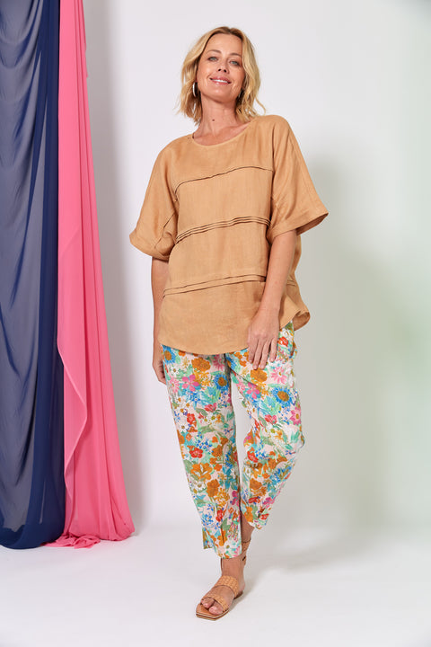 La Vie Pintuck Top
