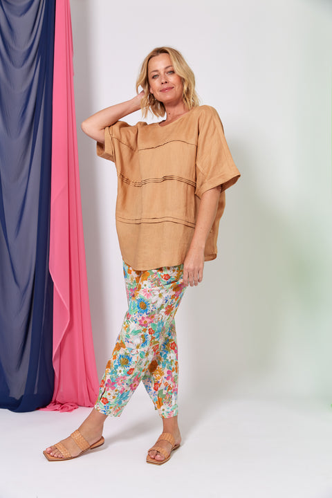 La Vie Pintuck Top