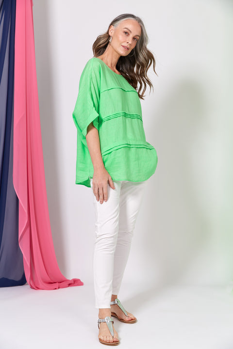 La Vie Pintuck Top