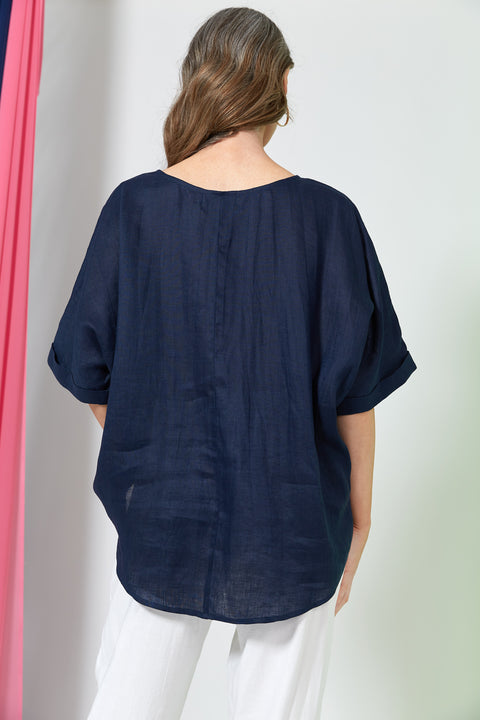 La Vie Pintuck Top