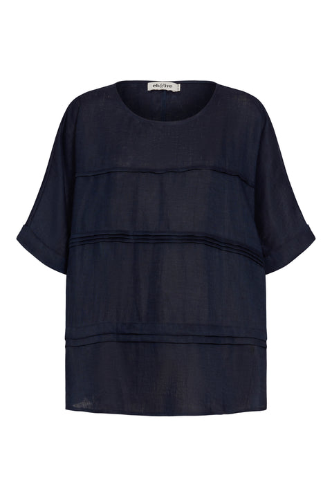 La Vie Pintuck Top