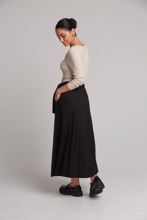 Studio Jersey Tie Skirt