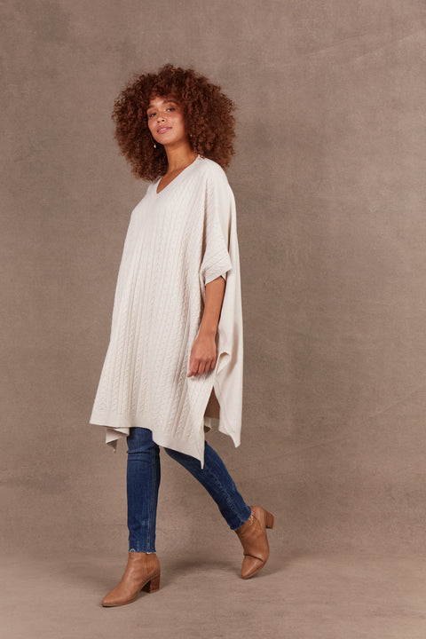 Alawa Cable Poncho