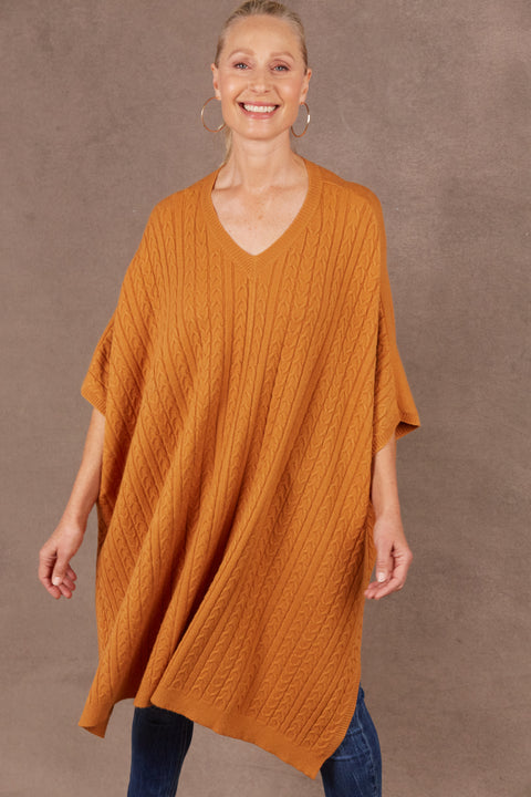 Alawa Cable Poncho