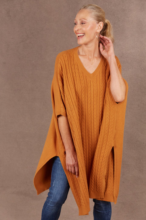 Alawa Cable Poncho