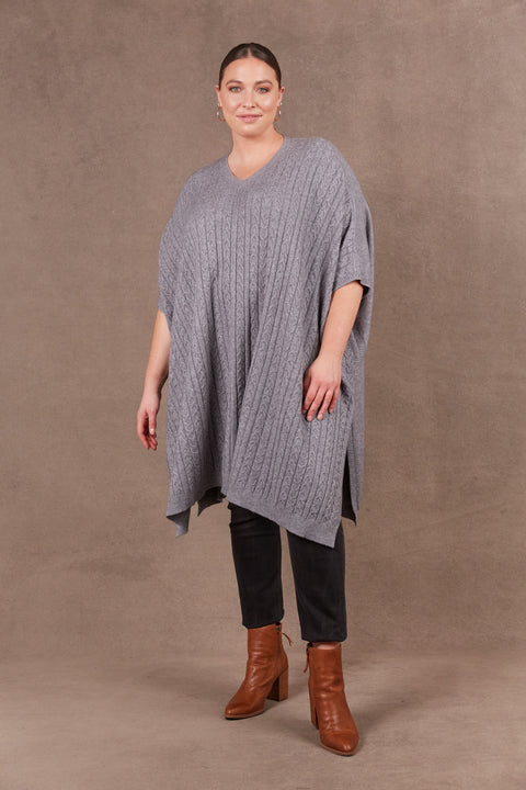 Alawa Cable Poncho