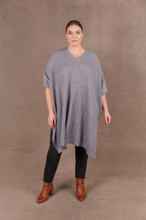 Alawa Cable Poncho