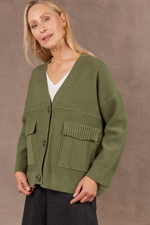 Nakako Pocket Cardigan