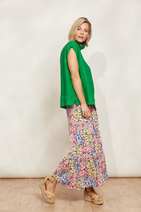 Halcyon Button Top