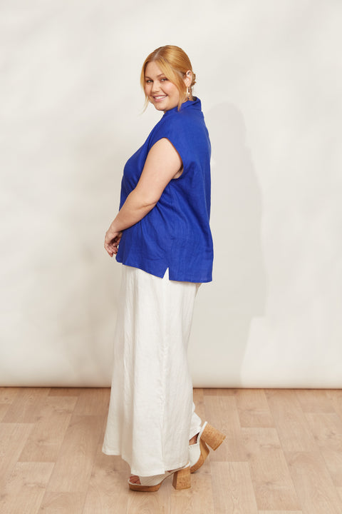 Halcyon Button Top