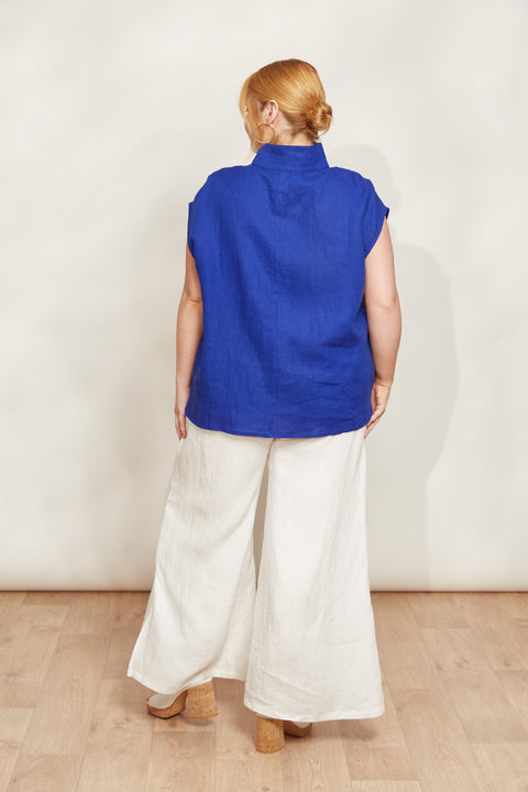 Halcyon Button Top