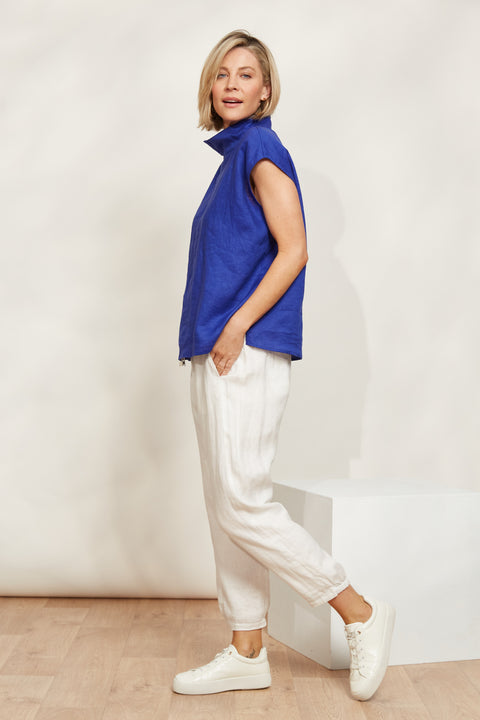 Halcyon Button Top