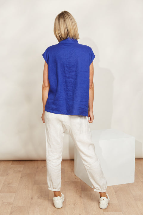 Halcyon Button Top