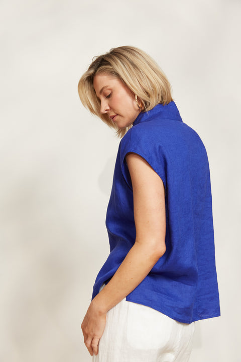 Halcyon Button Top