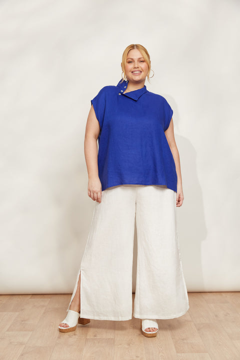 Halcyon Button Top