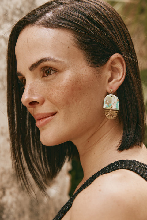 Solstice Mint Earring