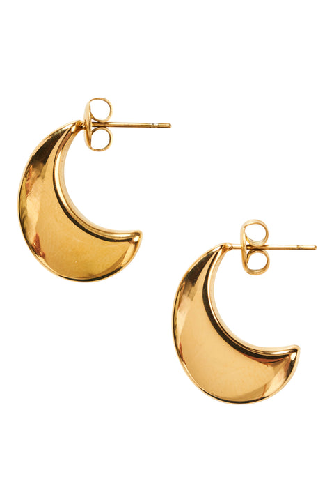 Halcyon Crescent Earring