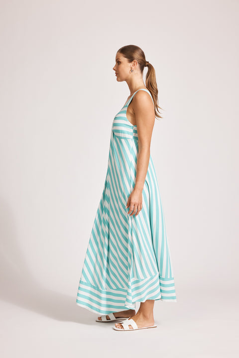 Treville Stripe Tank Maxi Dress