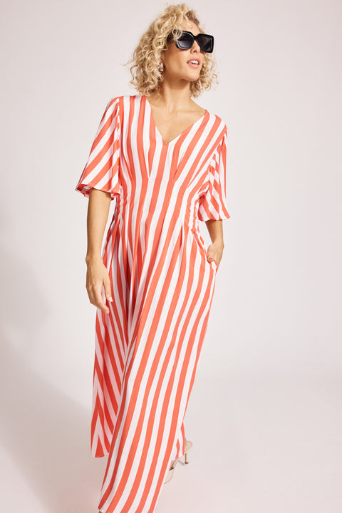 Treville Stripe Maxi Dress