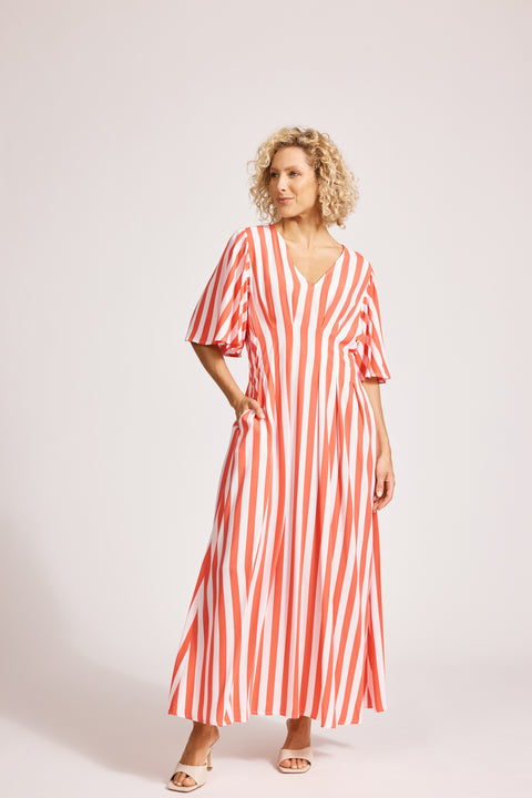 Treville Stripe Maxi Dress