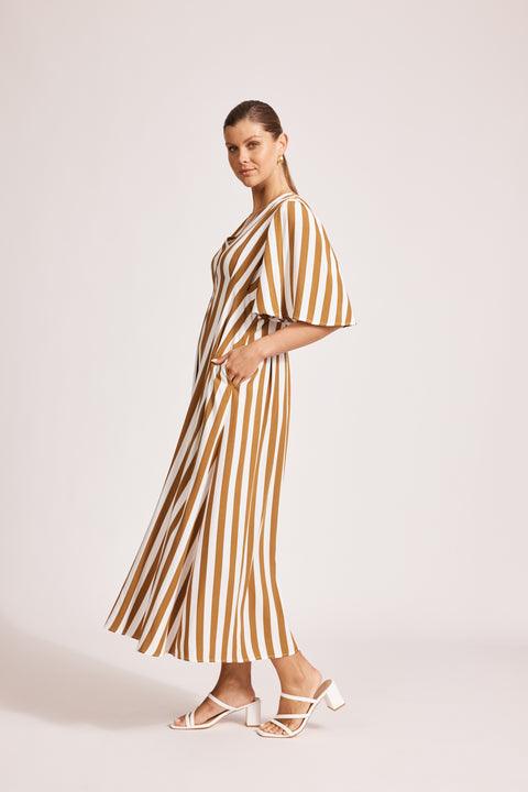 Treville Stripe Maxi Dress