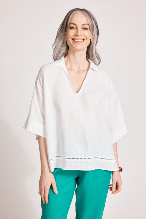 Miramar Collared Top