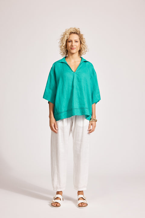 Miramar Collared Top