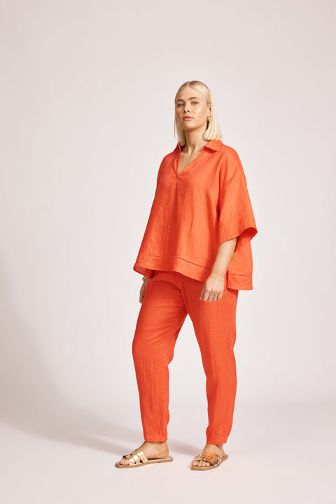Miramar Collared Top