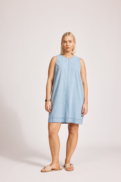 Melenia Denim Tank Dress