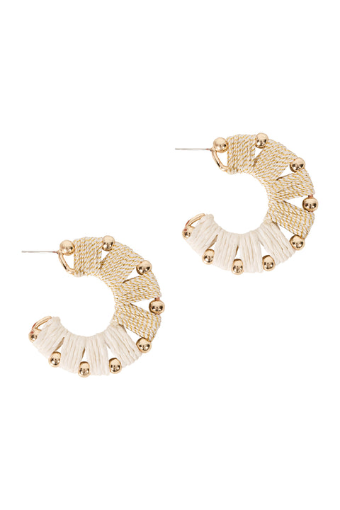 Capri Woven Earring
