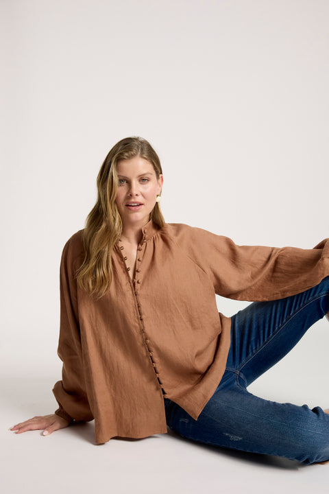Bajau Button Shirt - Willow Collective Mudgee