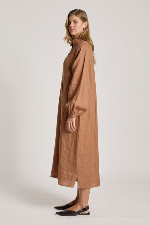 Bajau Button Dress - Willow Collective Mudgee